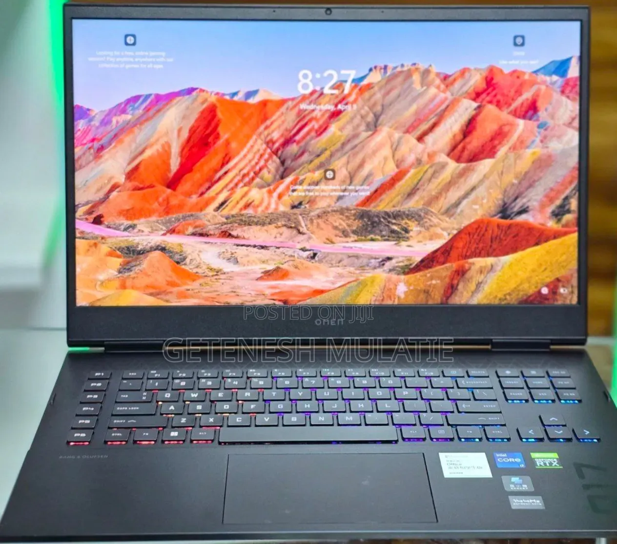 New Laptop HP Omen 17 16GB Intel Core i7 SSD 1T