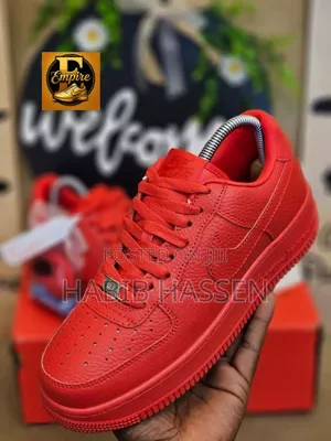 NOCTA #Nike#Air_Force 1 Low ‘Certified Lover Boy’ RED for Men's