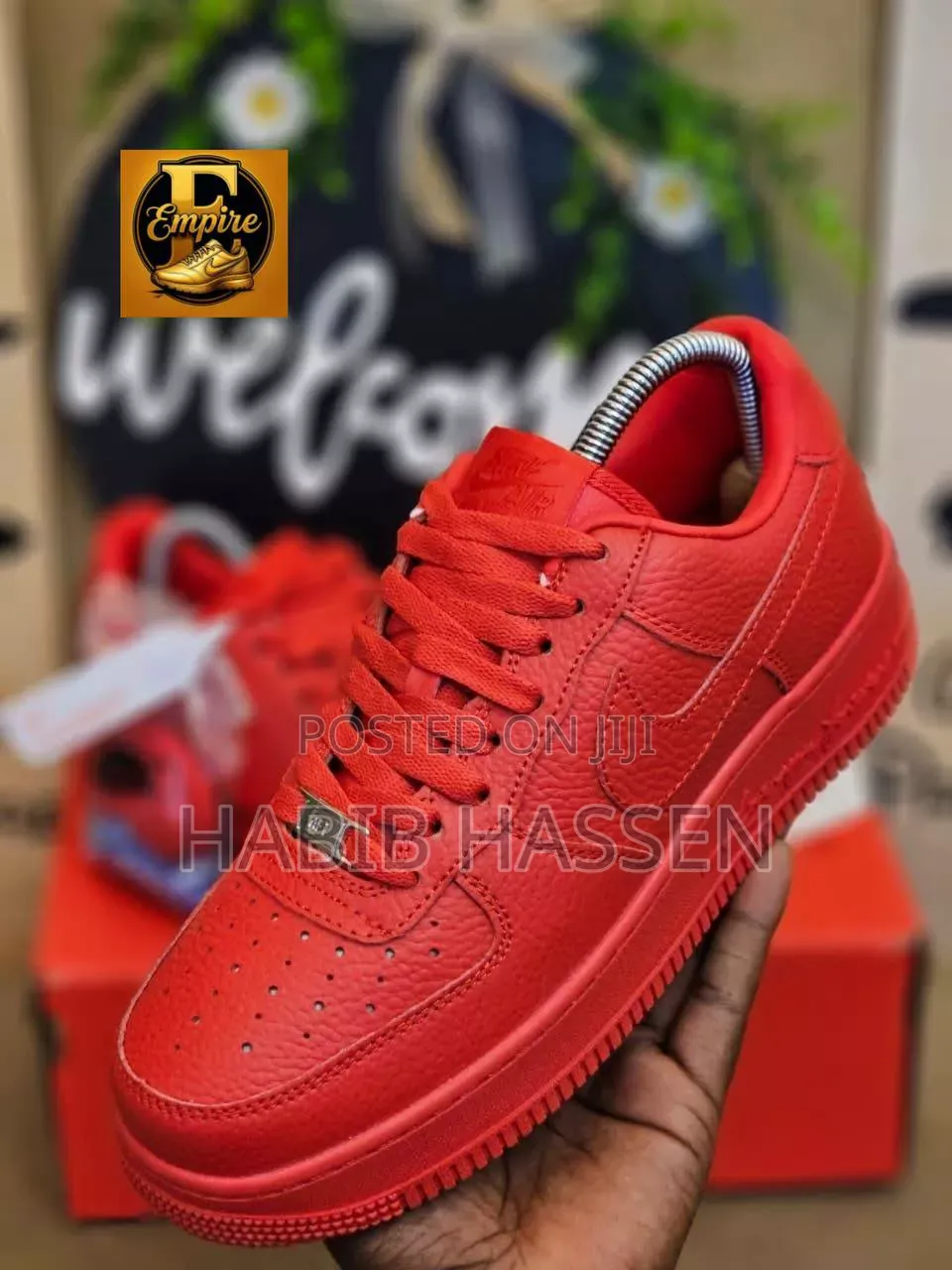 NOCTA #Nike#Air_Force 1 Low ‘Certified Lover Boy’ RED for Men's