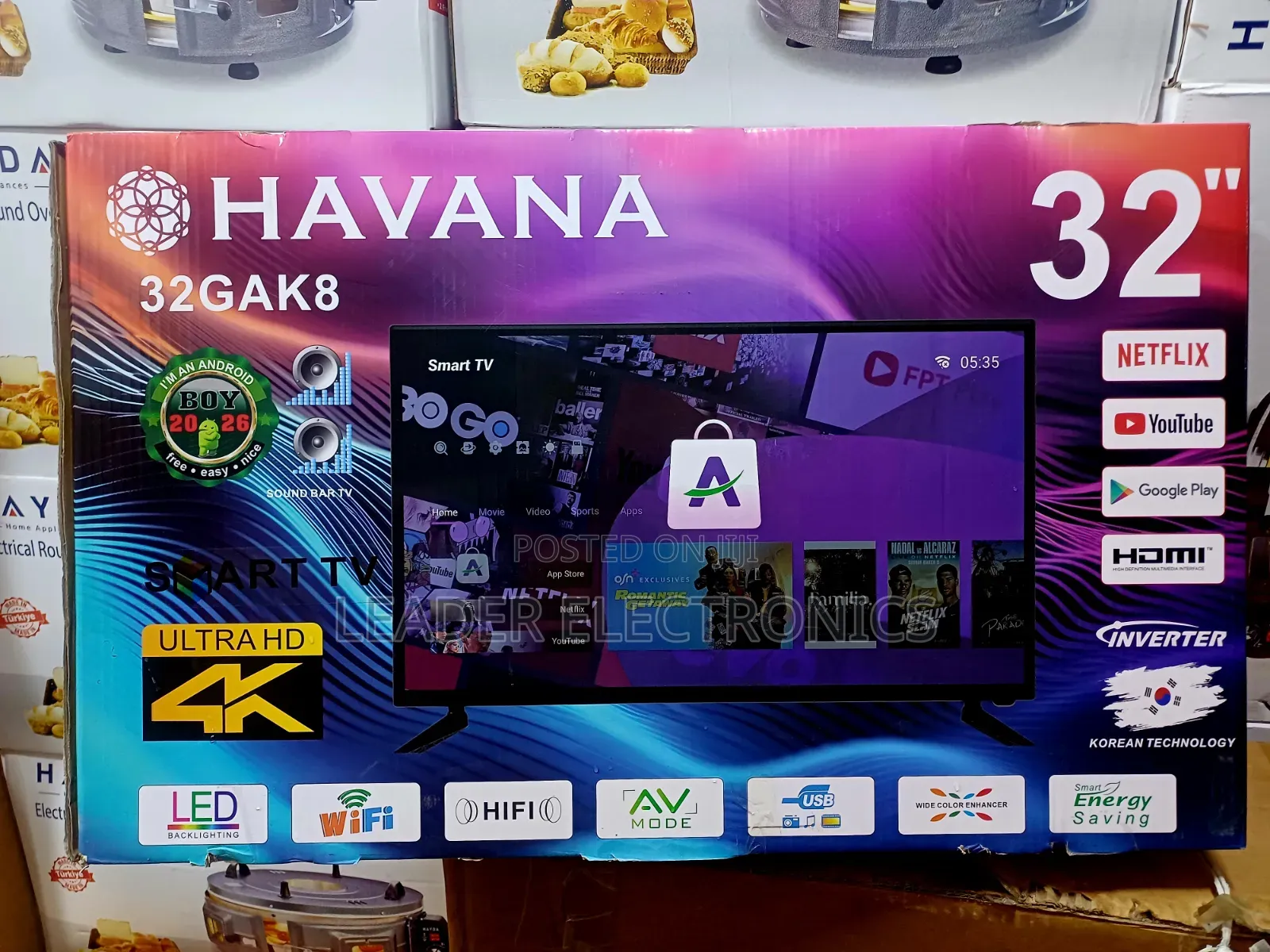 Havana TV 32" Smart TV – Compact, Stylish Smart Entertainment