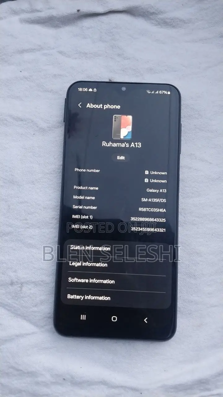 Samsung Galaxy A13 64 GB Gray