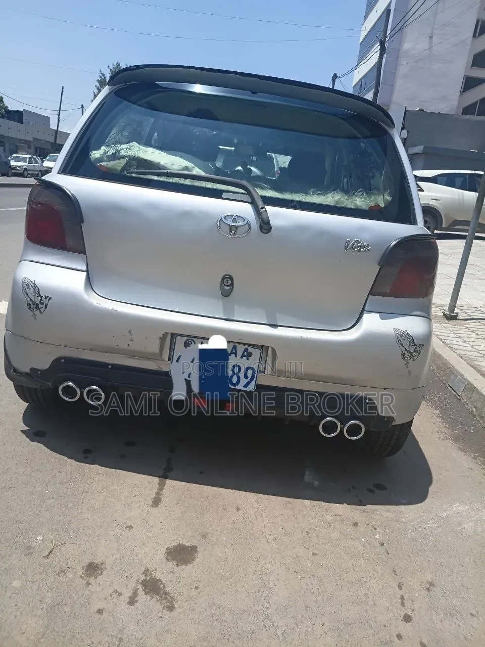 Toyota Vitz 2001 Gray