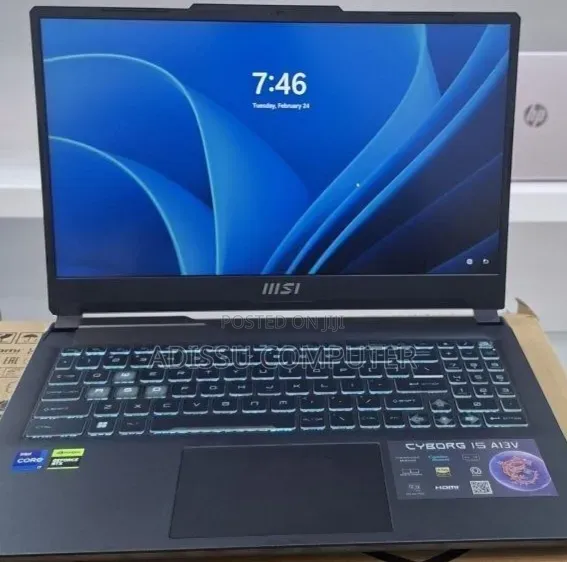 New Laptop MSI Cyborg 15 16GB Intel Core i7 SSD 1T