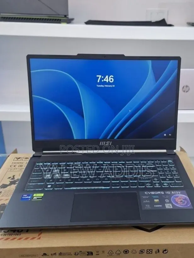 New Laptop MSI Cyborg 15 16GB Intel Core i7 SSD 1T