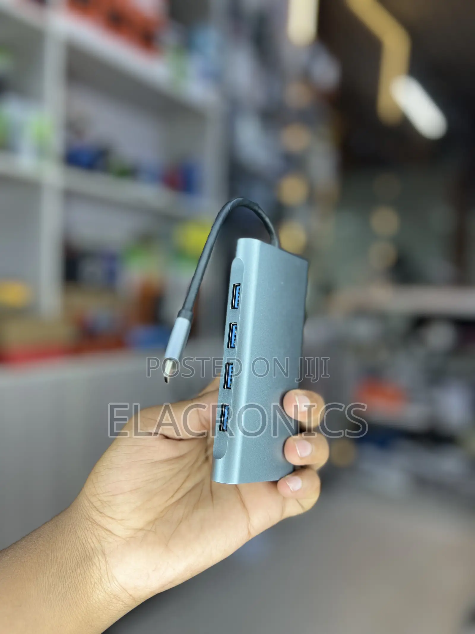 USB C Hub 11 in 1 Type C to HDMI (VGA LAN Adapter)