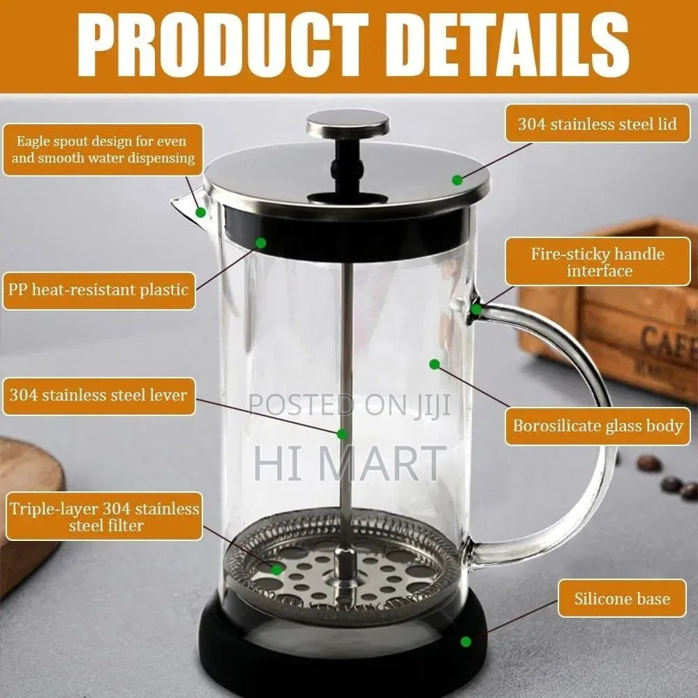 High Quality French Press Coffee Maker