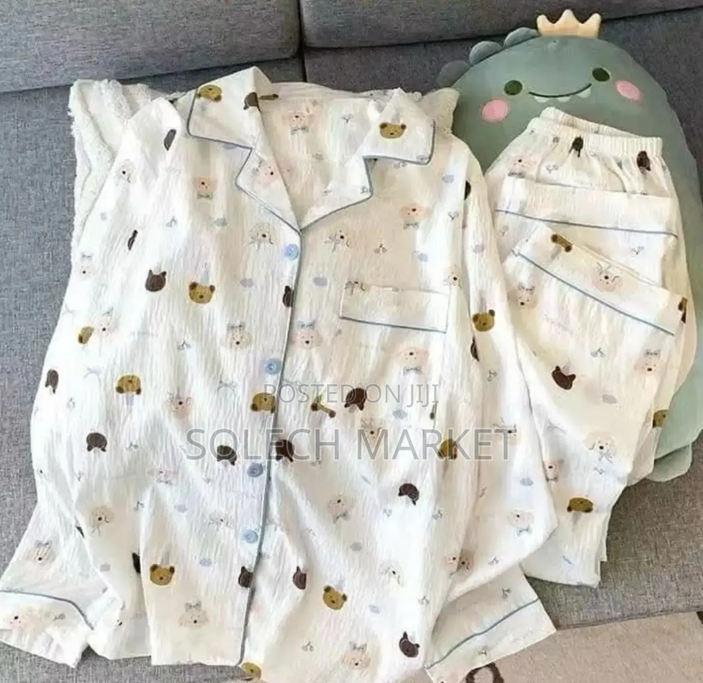 Sweetzer White 3-Piece Pajama