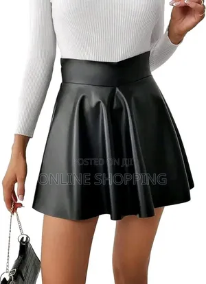 Elegant Leather Dkirt