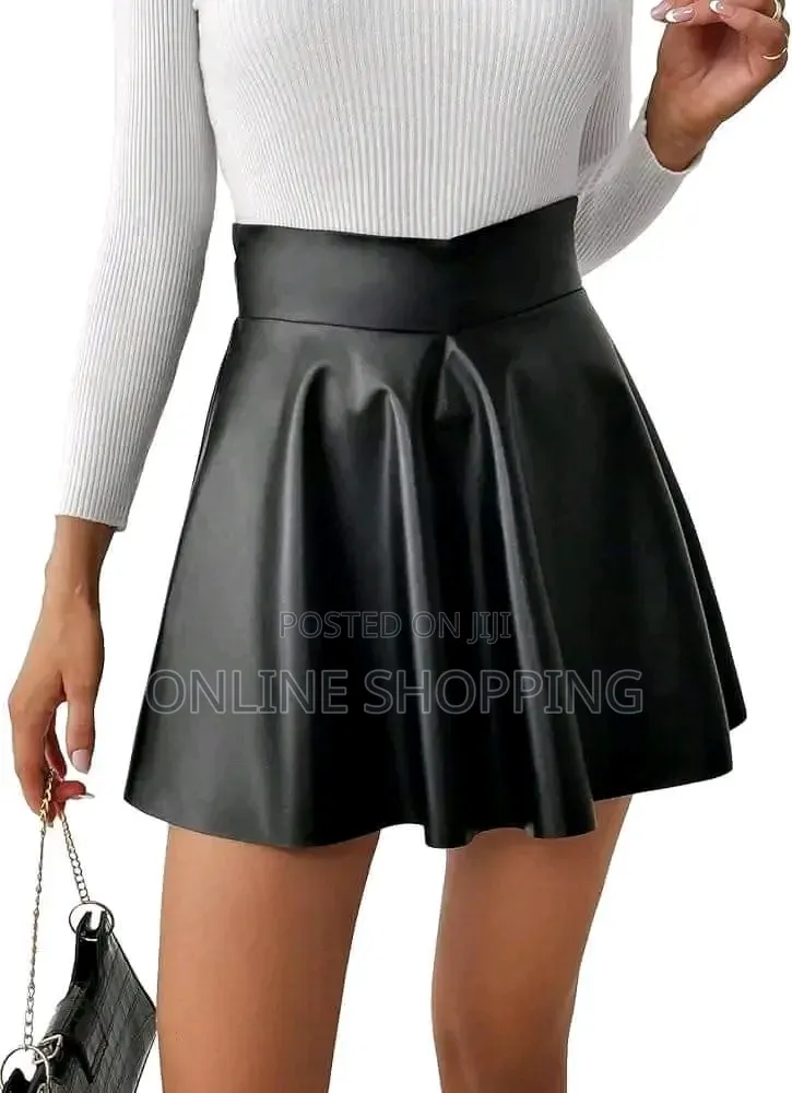 Elegant Leather Dkirt