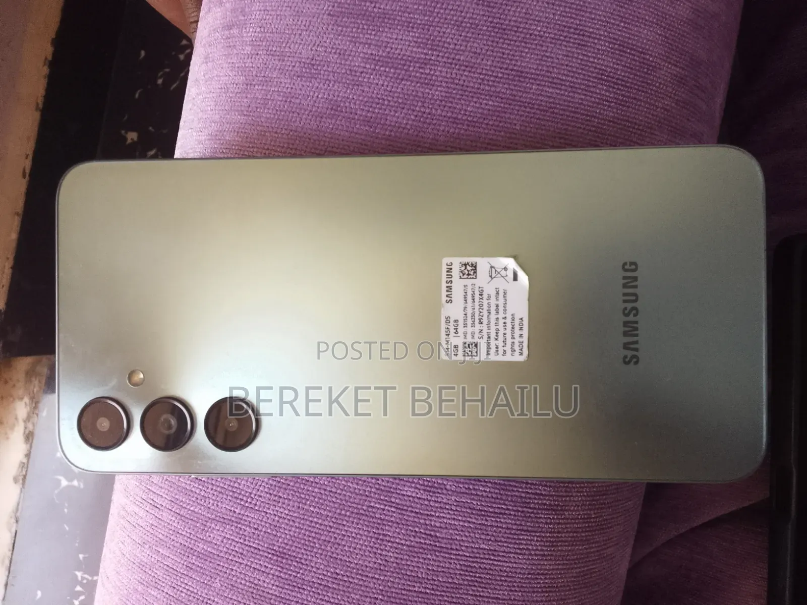 New Samsung Galaxy M14 4G 128 GB Blue