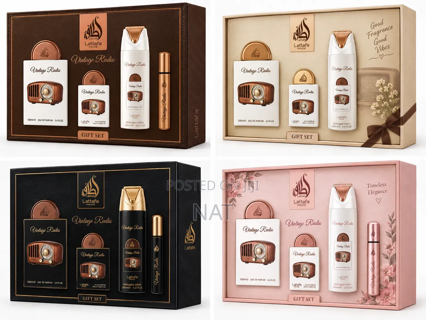 Lattafa Vintage Radio Gift Set