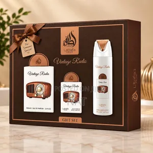 Lattafa Vintage Radio Gift Set