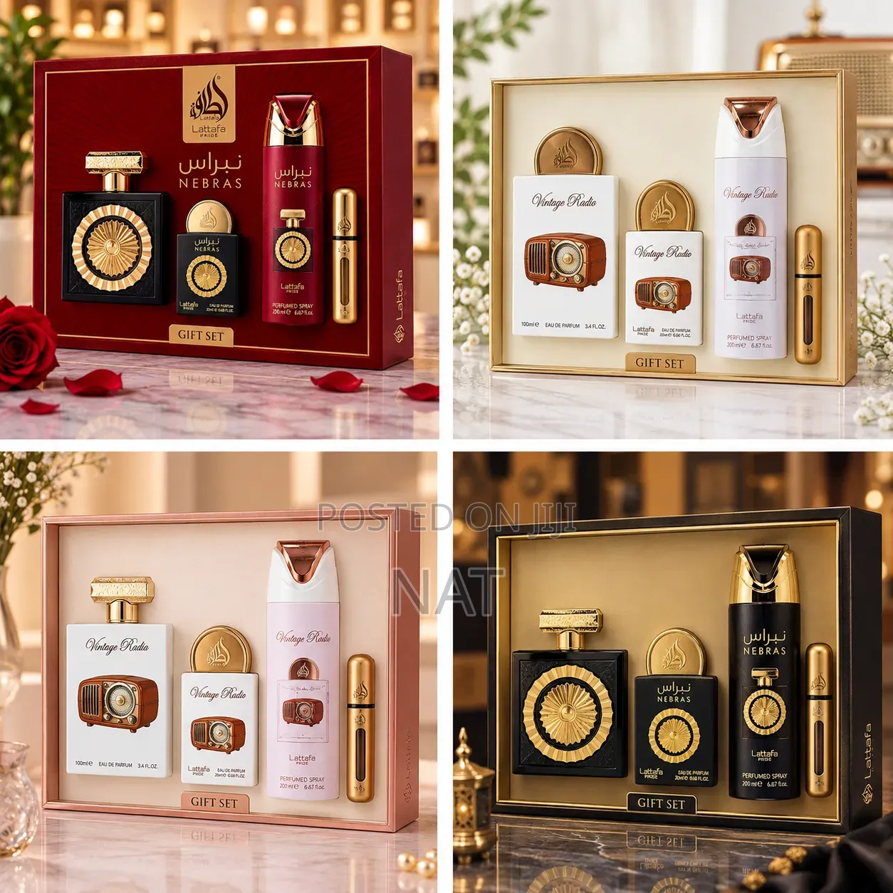 Nebras 3-Piece Perfume Gift Set
