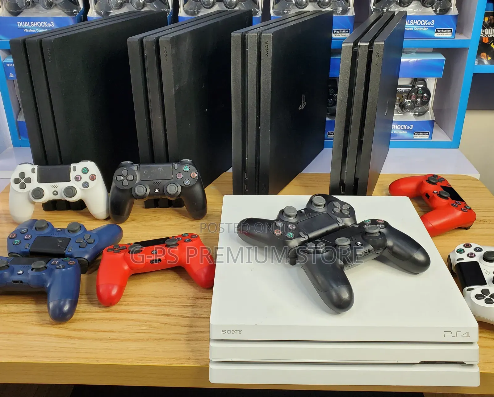 PS4 Pro Jailbreak | FC 27 + 10 Games 2 Original Joystick ከ Poland የመጣ