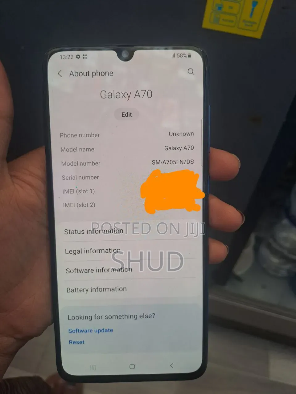 Samsung Galaxy A70 128 GB Blue