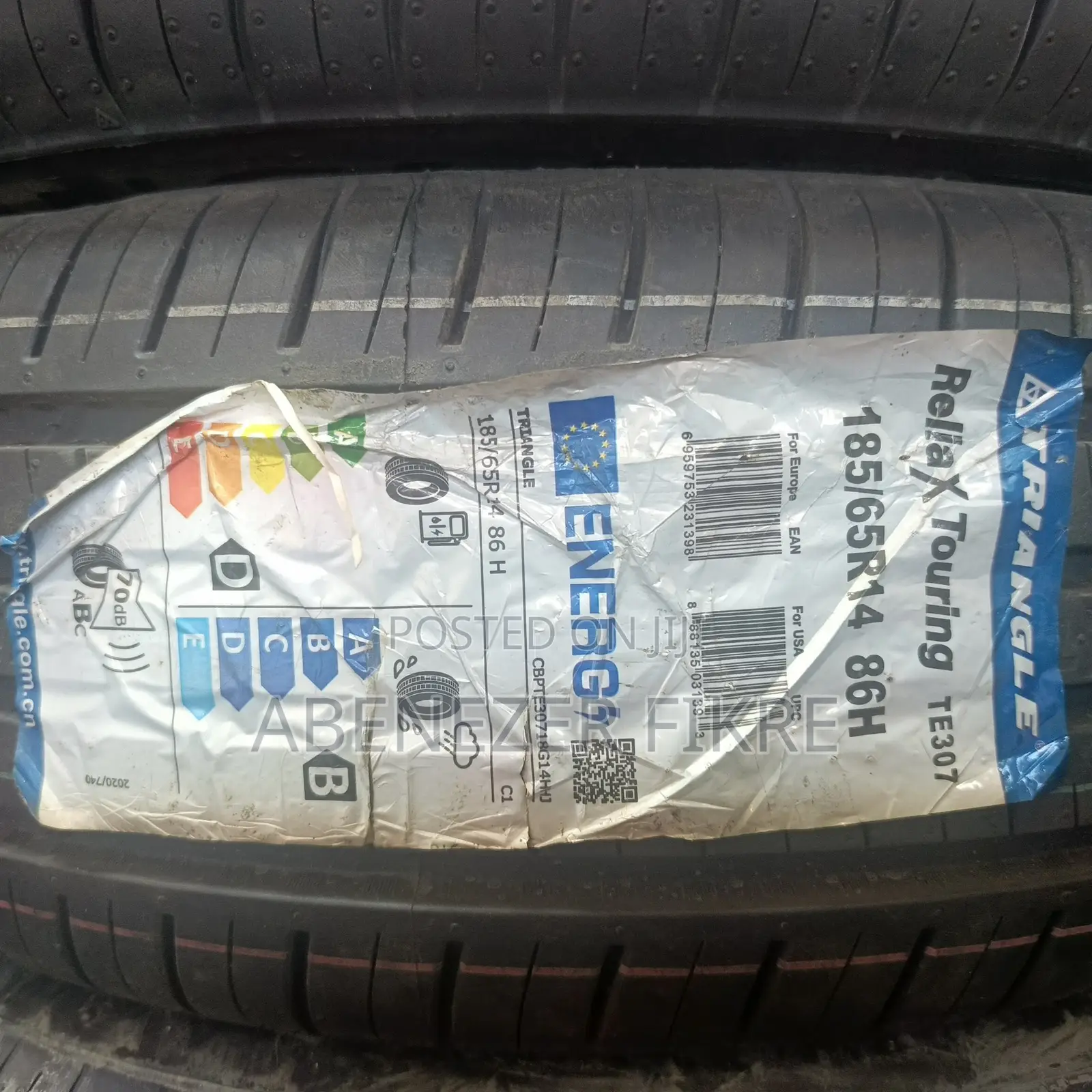 Brand New Triangle Tire 185/65r14 – ReliaX Touring TE307