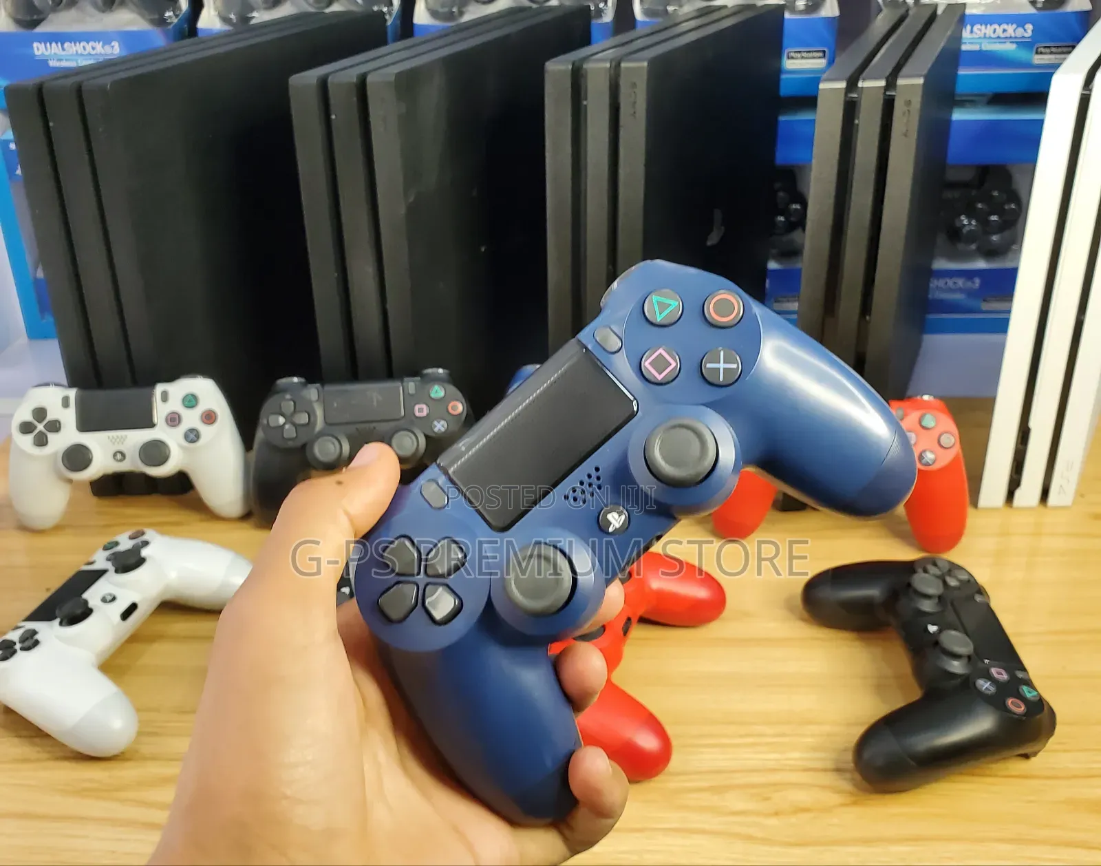 PlayStation 4 Pro Jailbreak 2 Original Joystick ከ Poland የመጣ