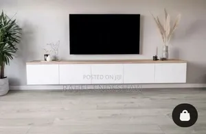 New White TV Stand