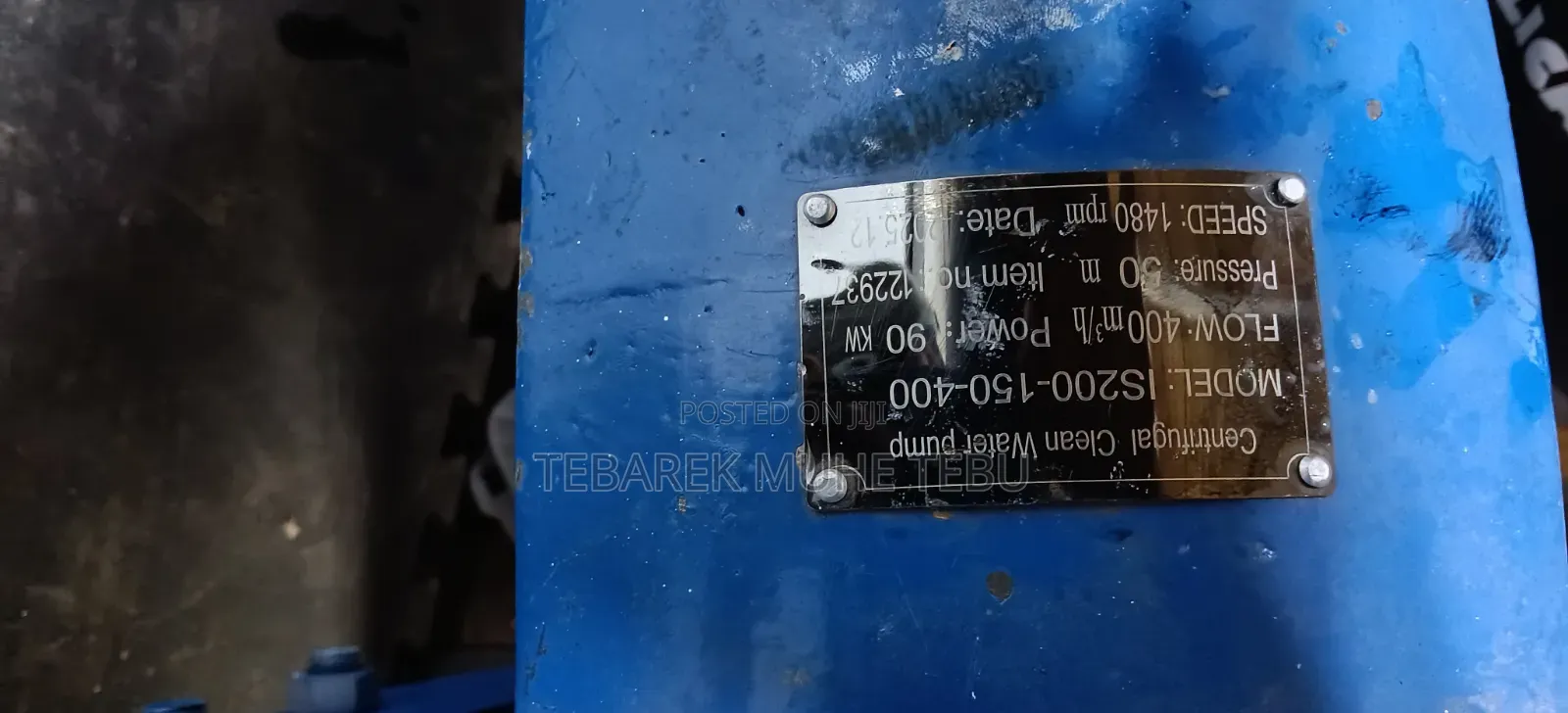 Centrifugal Water Pump With Diesel Engine