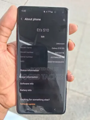 Samsung Galaxy S10 5G 256 GB Silver