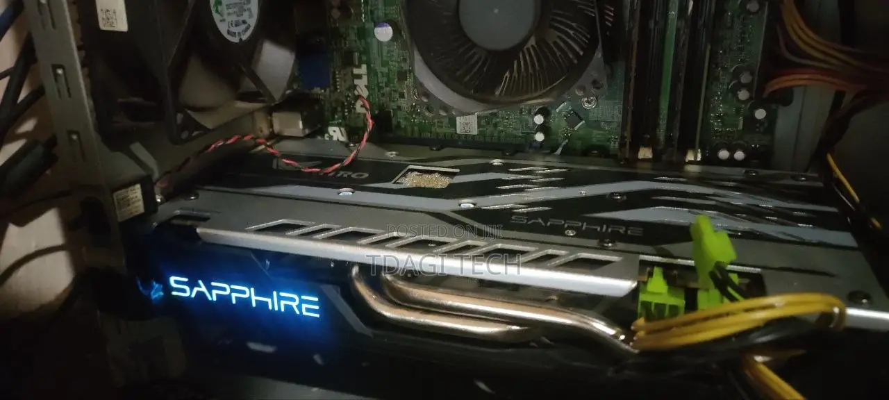 Nitro Sapphire RX 580+ 8GB Graphics Card የሚገርም ኮሊቲ በጣም ትንሽ ብቻ የተመረቱ