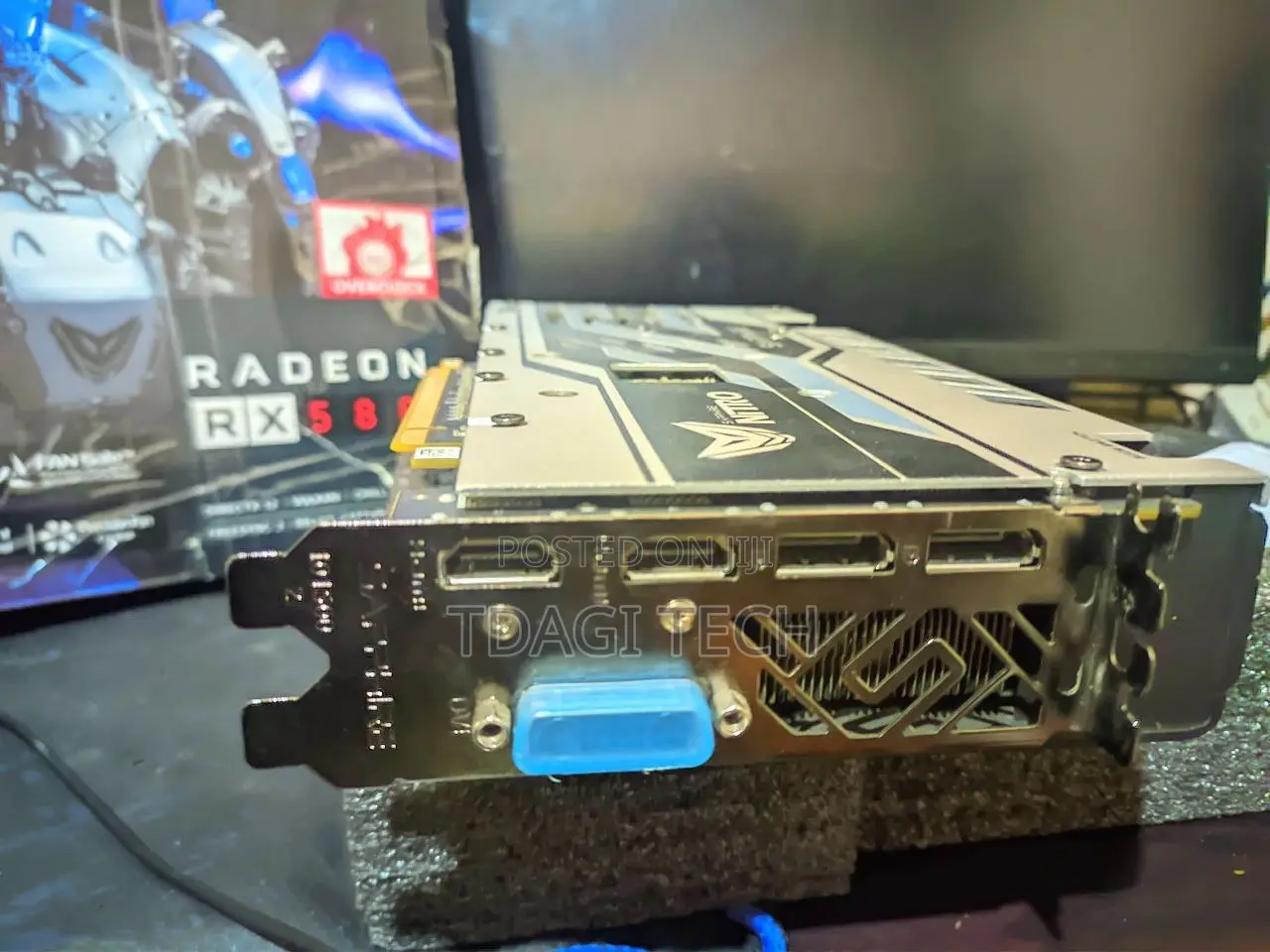 Nitro Sapphire RX 580+ 8GB Graphics Card የሚገርም ኮሊቲ በጣም ትንሽ ብቻ የተመረቱ