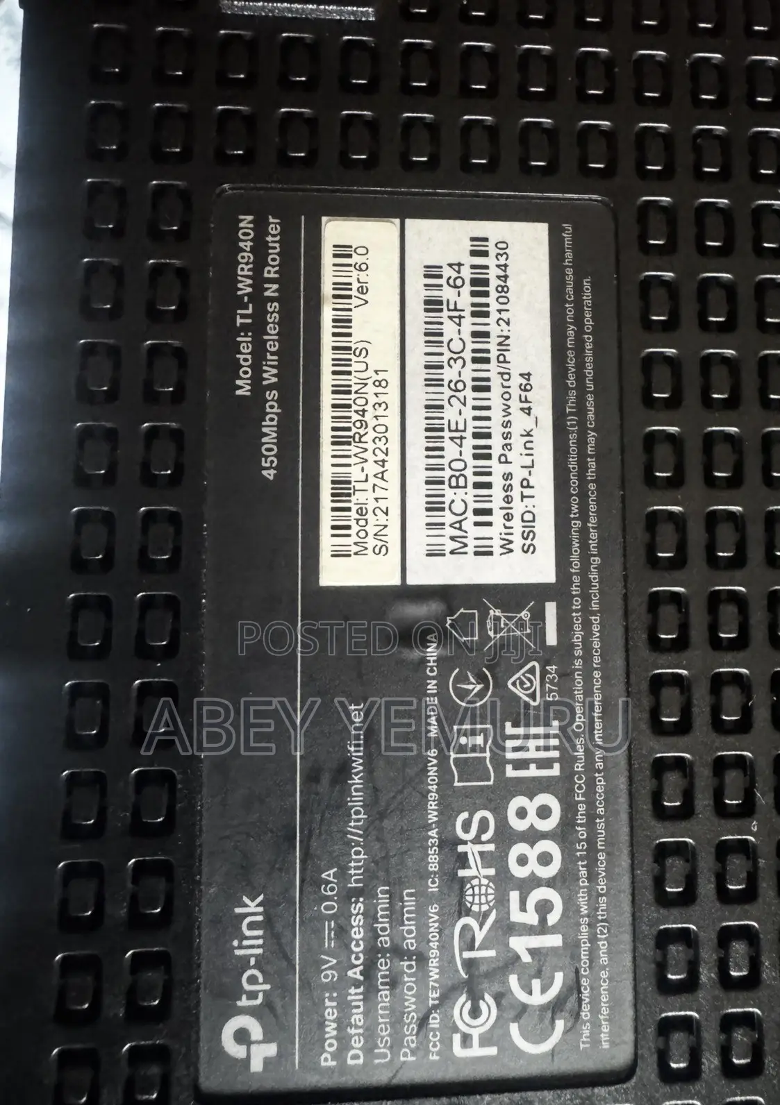TP-Link Tl-Wr940n (V6.0).