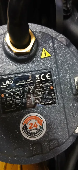 Leo Submersible Pump 5.5kw 7.5Hp