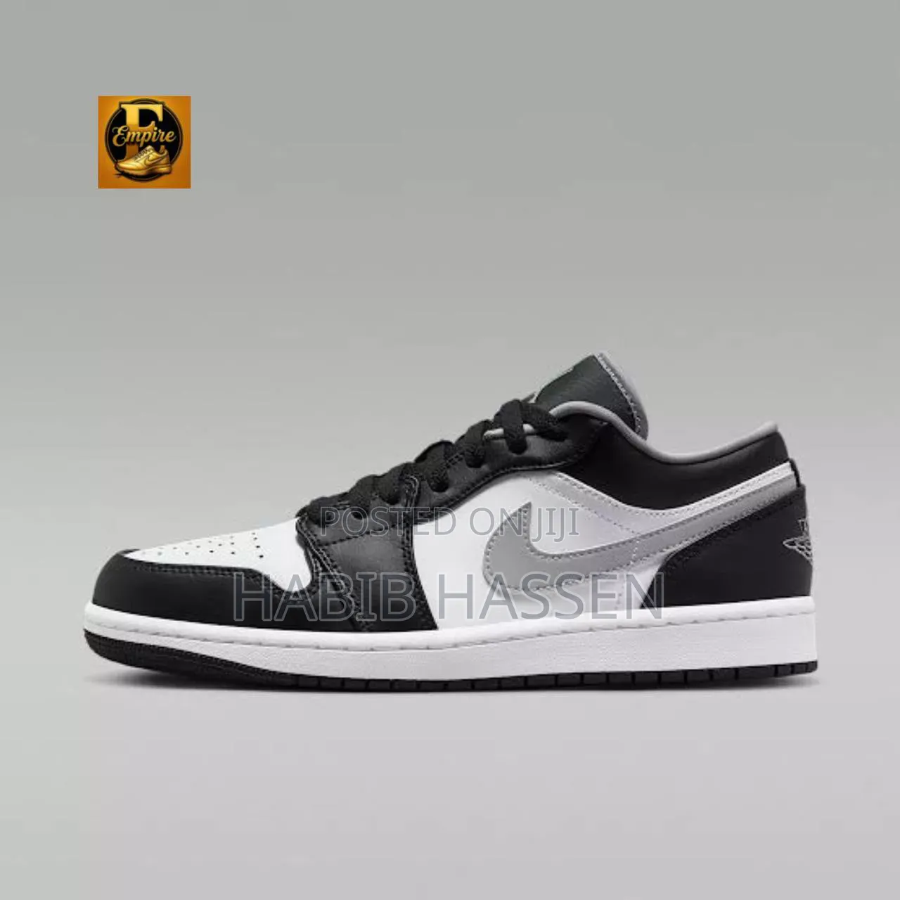 Air Jordan 1 Low "Black/White/Particle Grey"