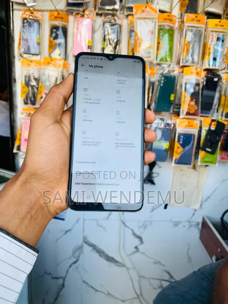 Tecno Spark 7 64 GB Black