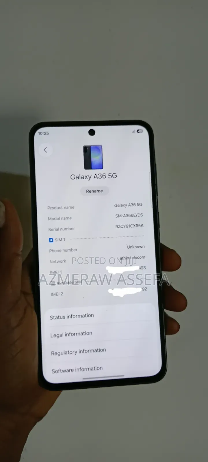 New Samsung Galaxy A36 256 GB Black