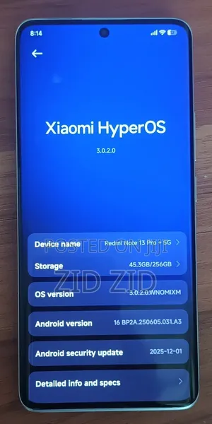 New Xiaomi Redmi Note 13 Pro+ 256 GB Red