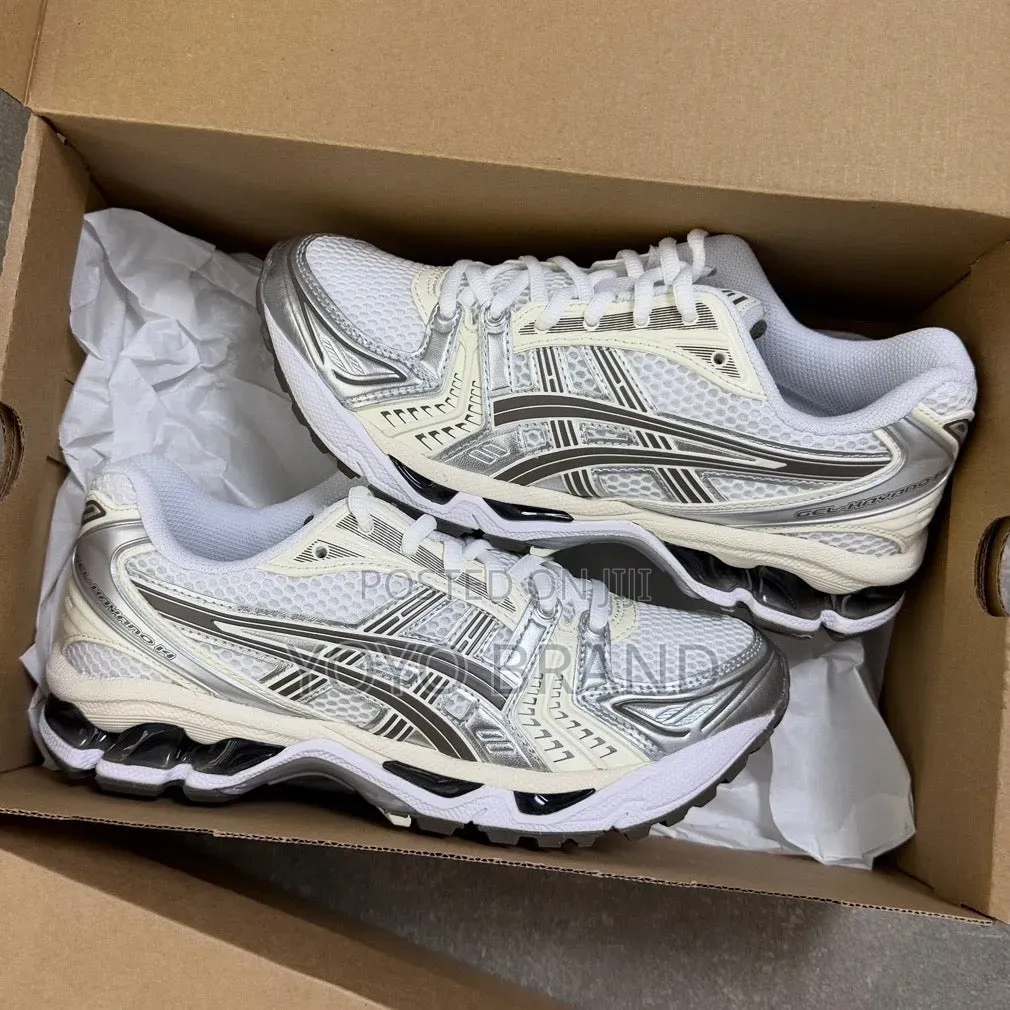 ASICS Gel-Kayano 14 White/Ivory Unisex Fashion Sneakers