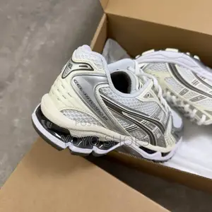 ASICS Gel-Kayano 14 White/Ivory Unisex Fashion Sneakers