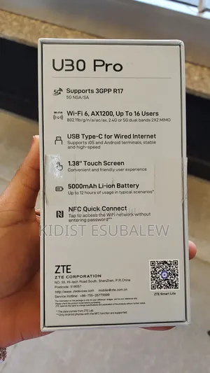 ZTE U30 Pro 5G Portable Mobile Wi-Fi Router