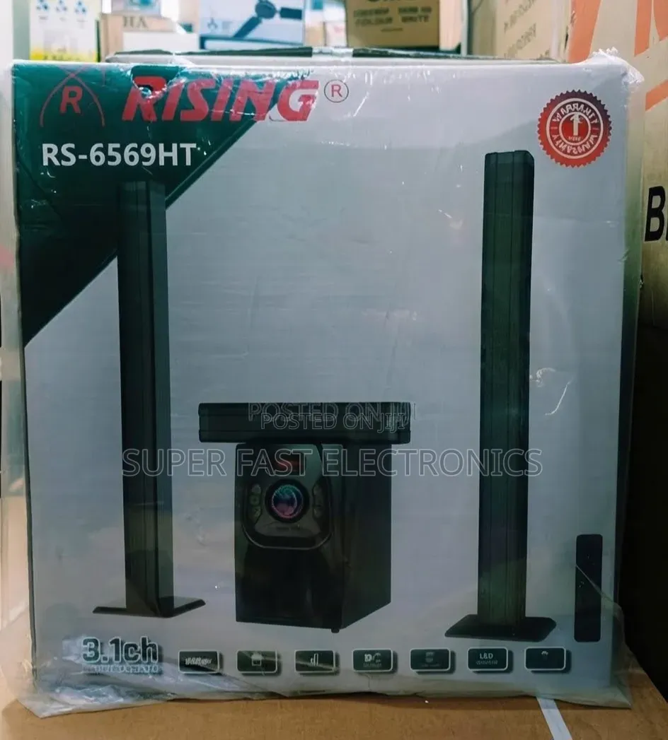 Rising Multimedia Speaker Home Theater System 3.1 Channel – Powerful
