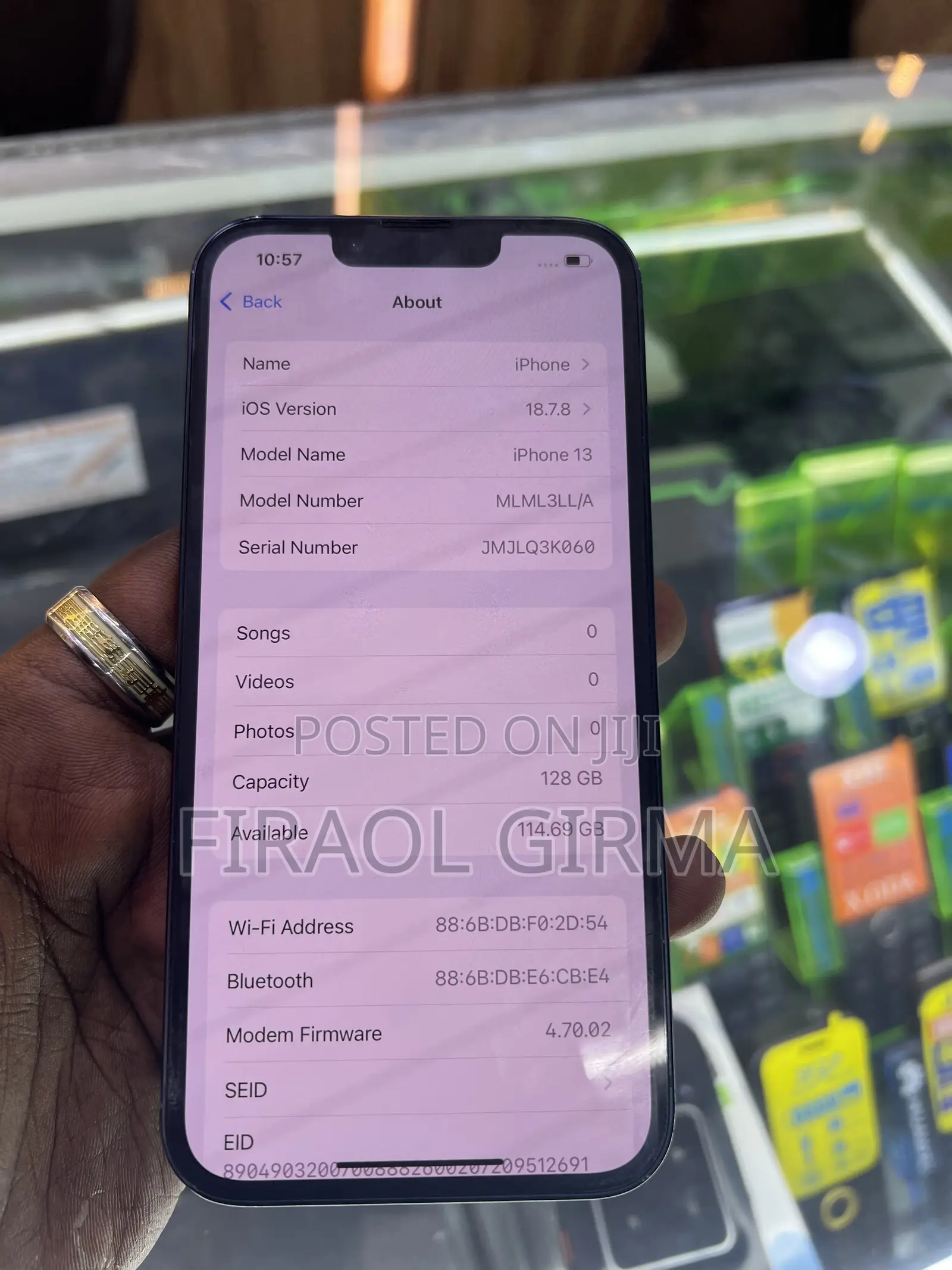 New Apple iPhone 13 128 GB Graphite