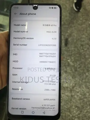 Huawei Enjoy 60 Pro 512 GB Graphite