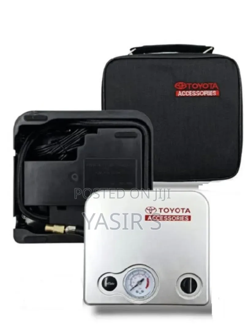 Toyota Portable 12V Electric Car Air Compressor and Tire Inflator