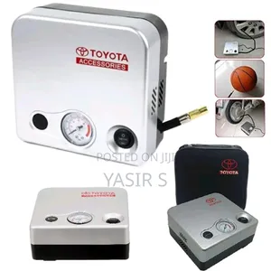 Toyota Portable 12V Electric Car Air Compressor and Tire Inflator
