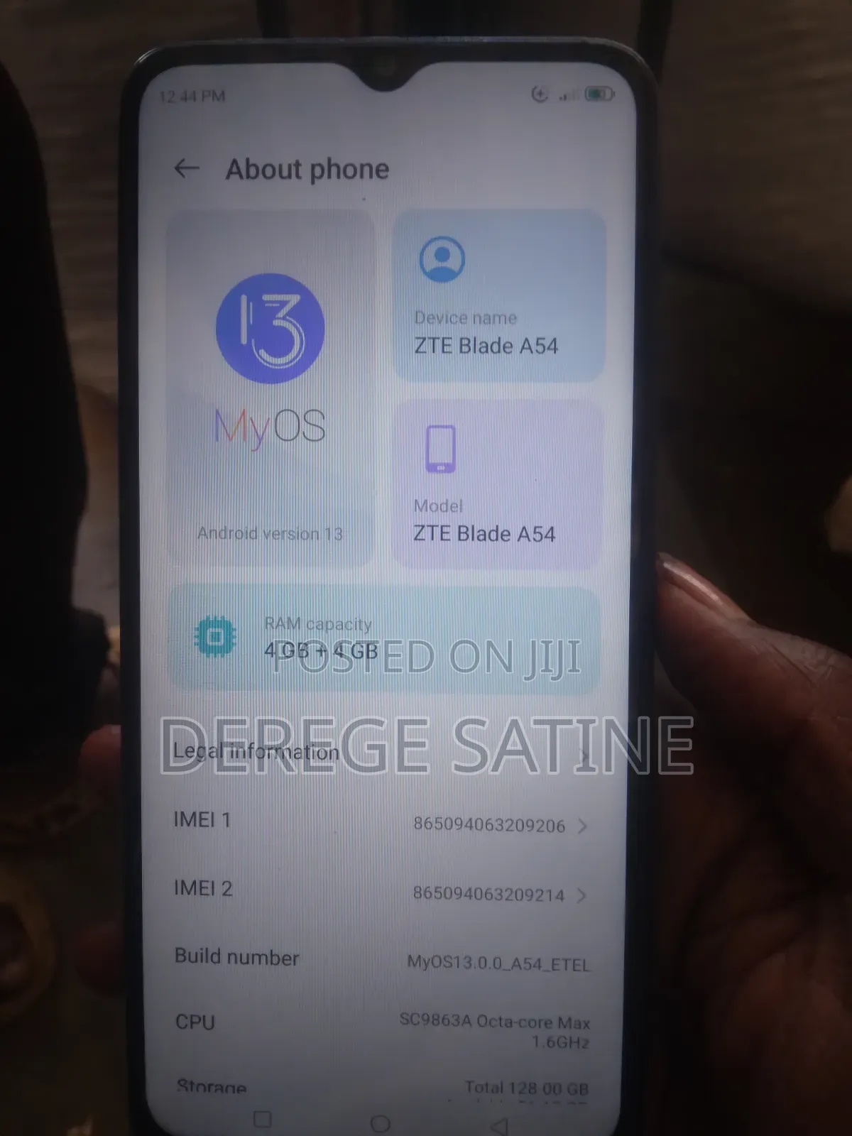 ZTE Blade A54 128 GB Black