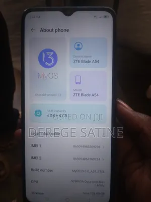 ZTE Blade A54 128 GB Black