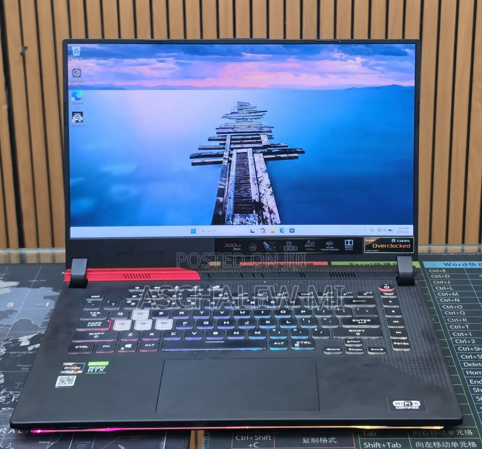New Laptop Asus ROG Strix G15 16GB AMD Ryzen 9 SSD 512GB