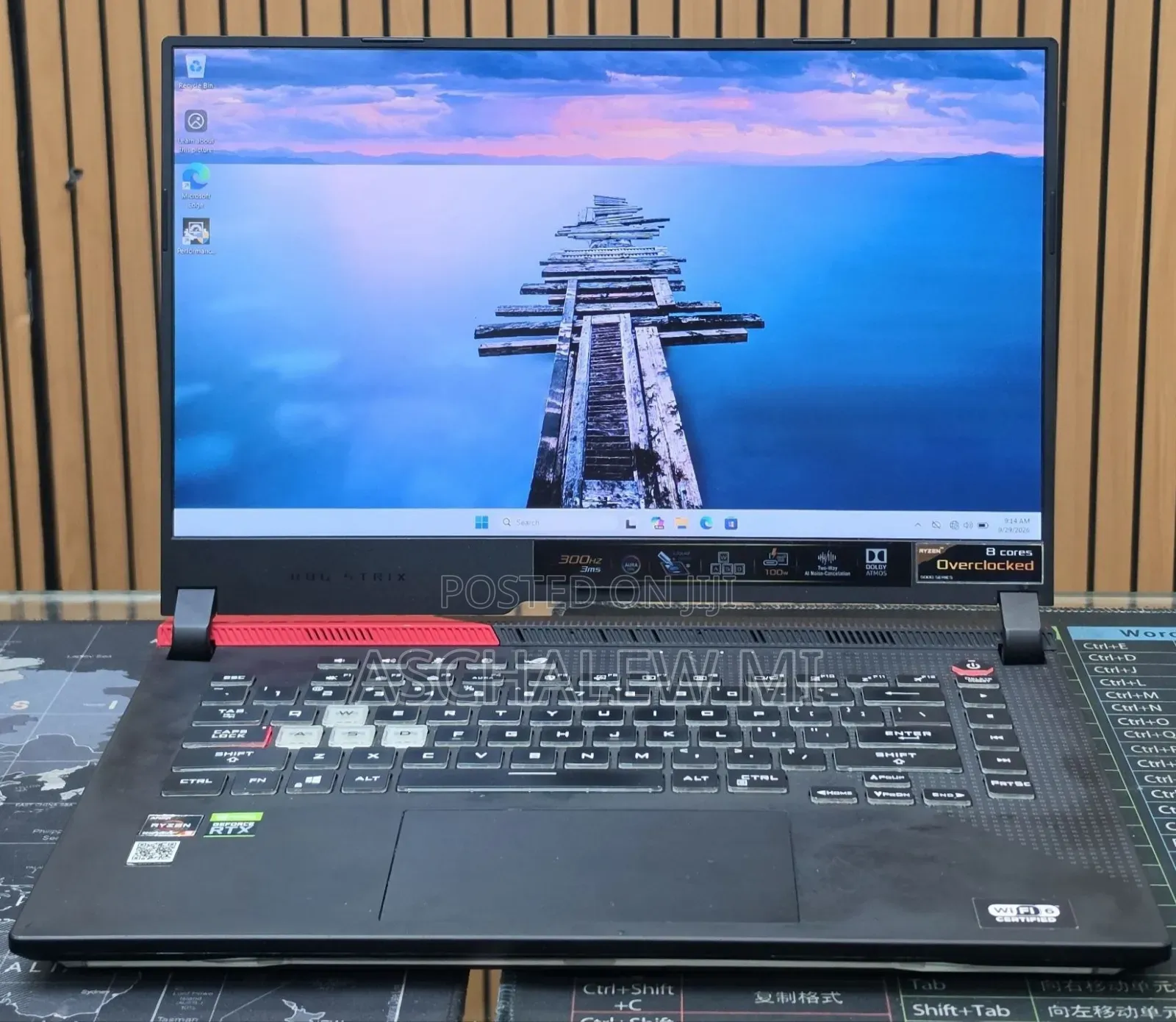 New Laptop Asus ROG Strix G15 16GB AMD Ryzen 9 SSD 512GB