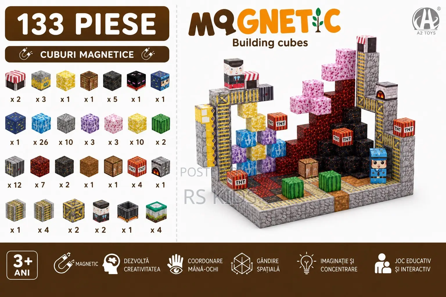 Magnetic Building Cube