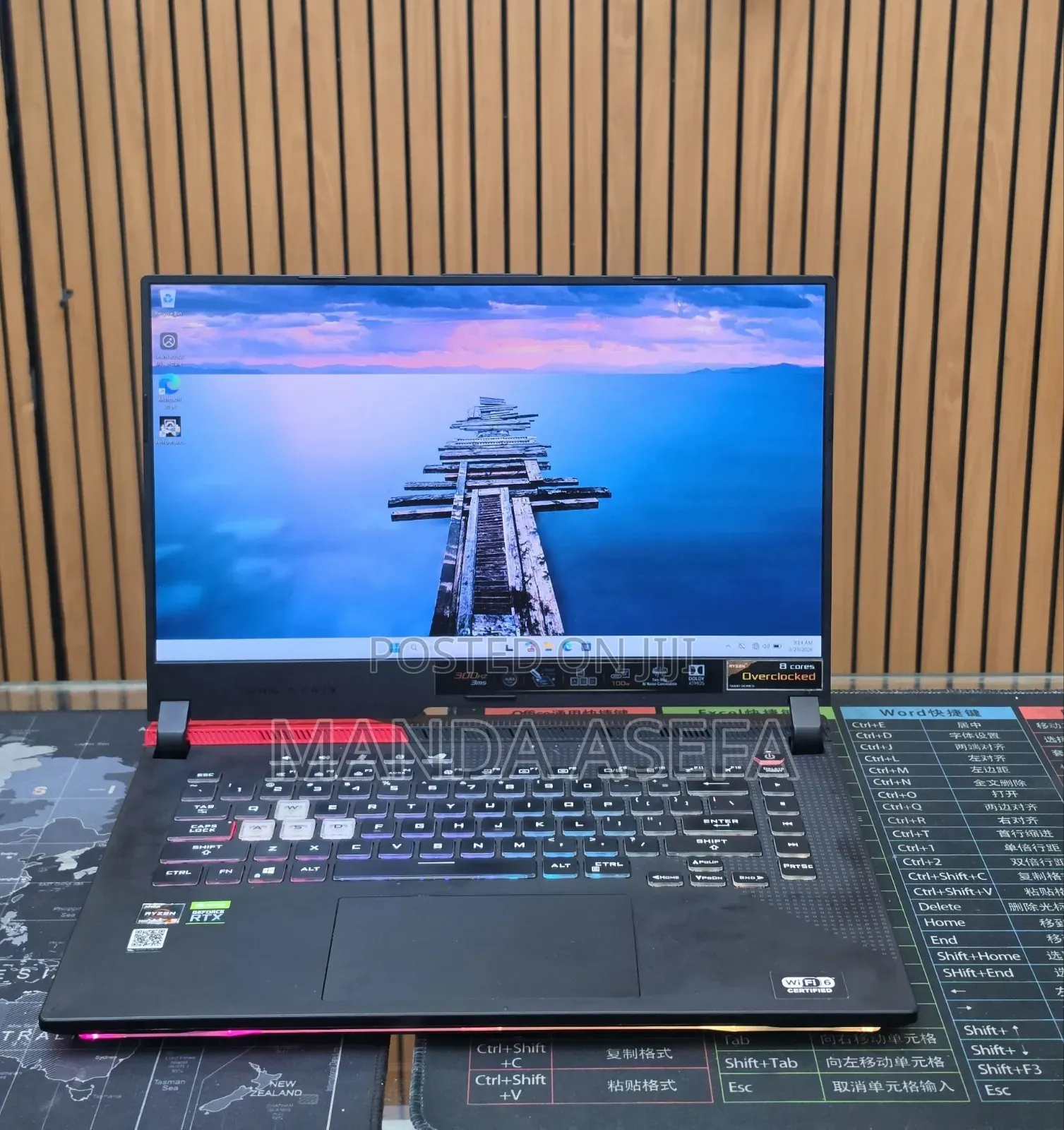 New Laptop Asus ROG Strix G16 G614 16GB AMD Ryzen 9 SSD 512GB