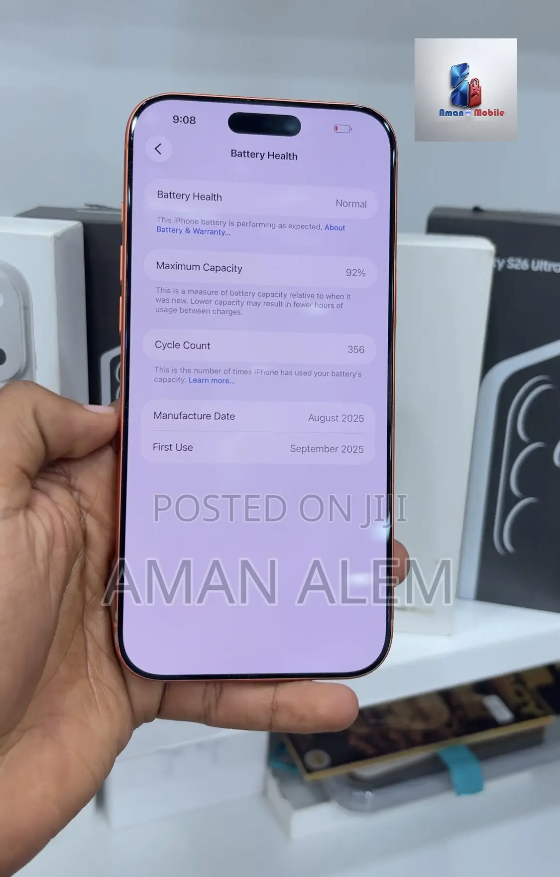 New Apple iPhone 17 Pro Max 256 GB Orange