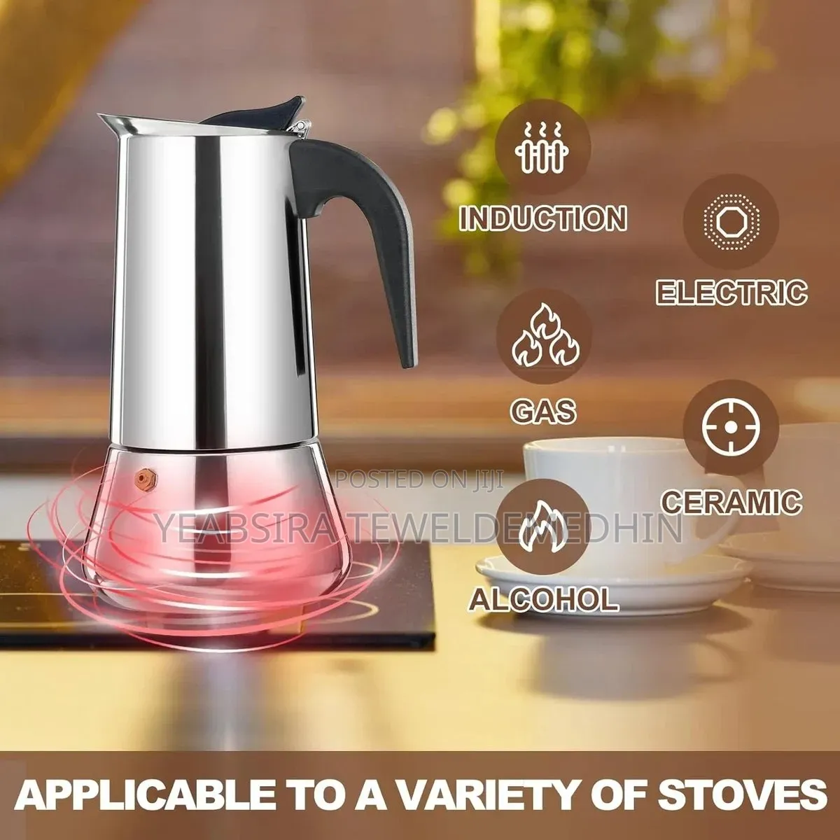 Stainless Steel Espresso Maker