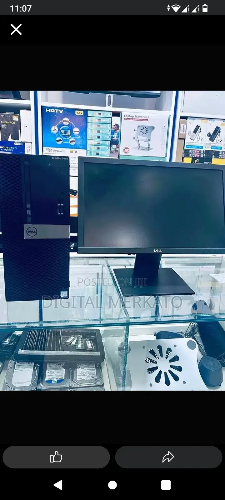Desktop Computer Dell Optiplex 3040 4GB Intel Core i5 HDD 500GB