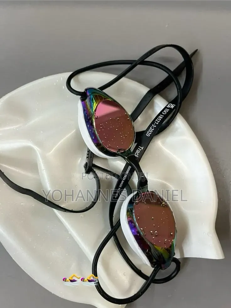 Master Quality Swimming Cap and Goggles
